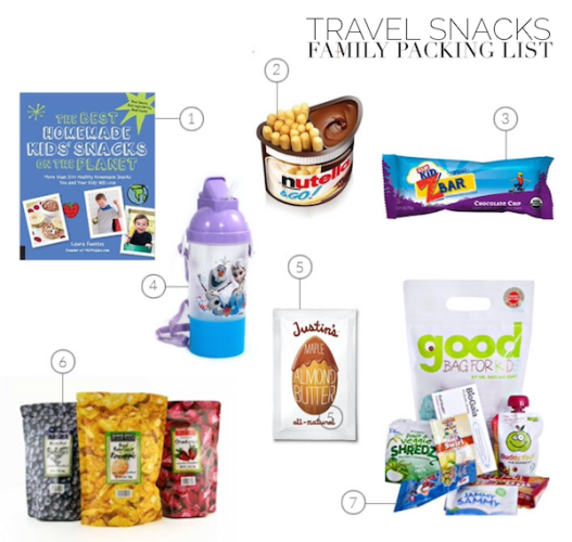 Tablet Family Packing List Snacks